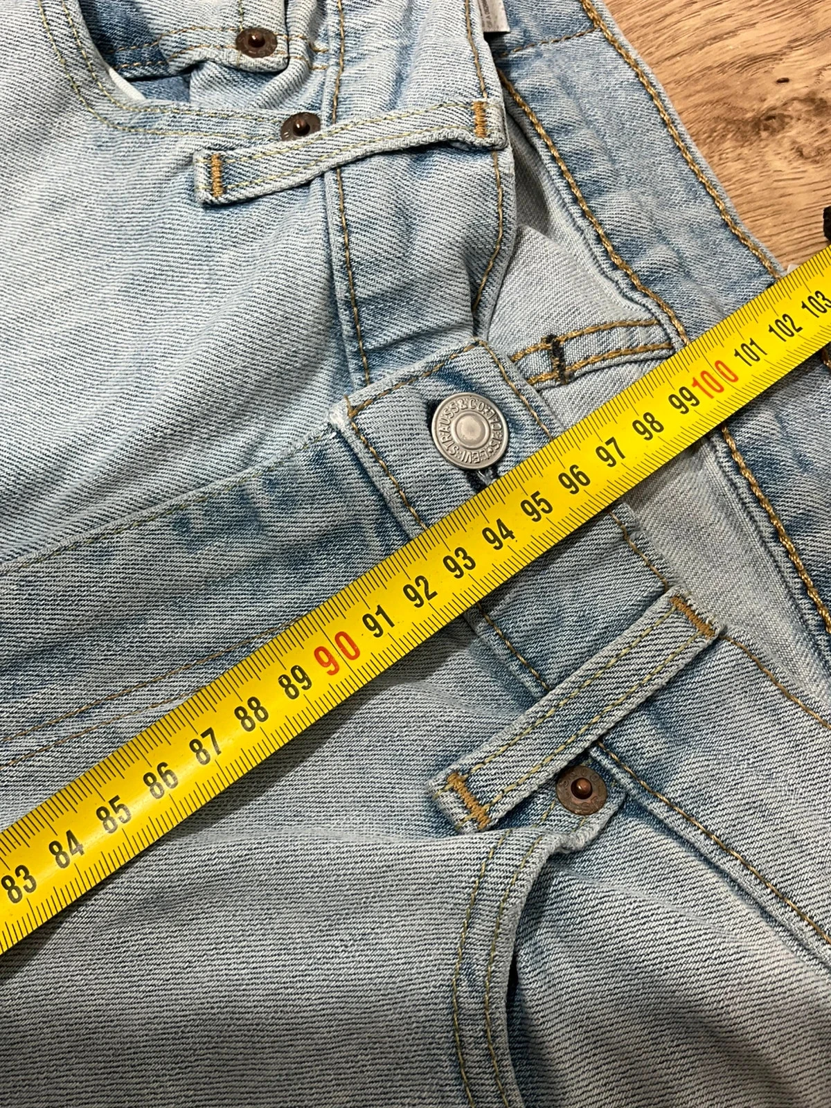 Jean Levi’s Homme Slim W32 L30 Vintage 99% Coton Bleu Clair  Lvh 213 – photo 16